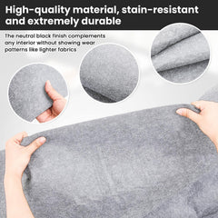 Nuanchu durable polyester construction resists wear and stains.