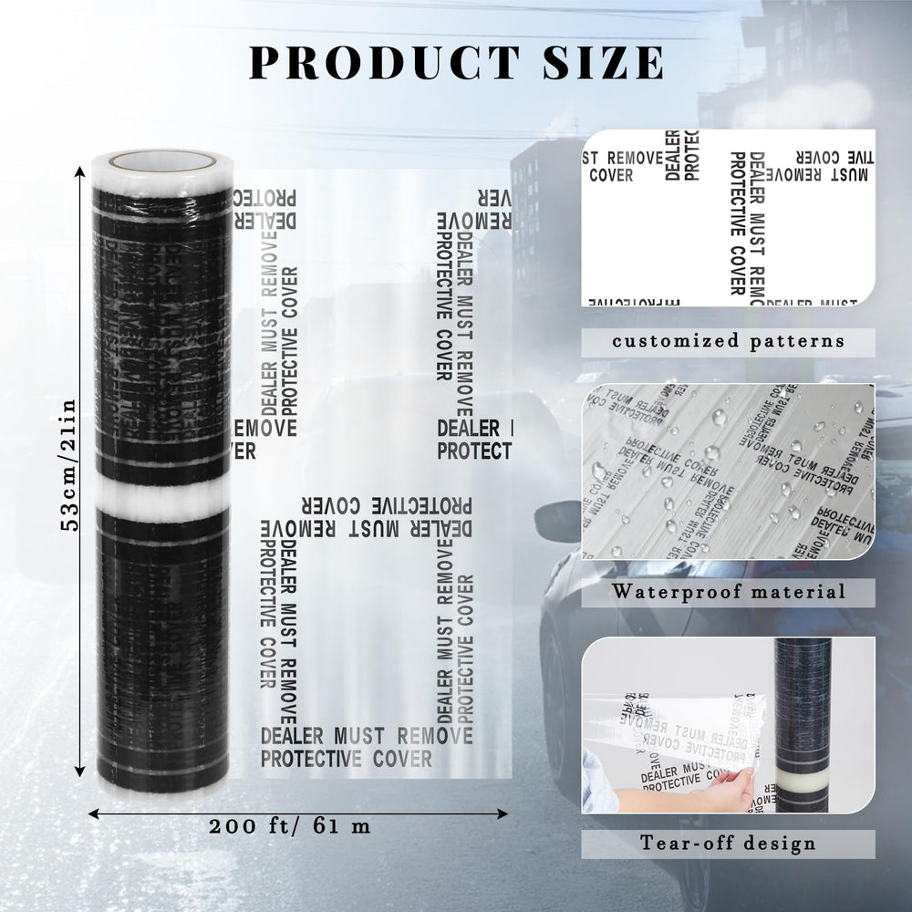 Nuanchu perforated film roll shows tear lines for easy removal and use.