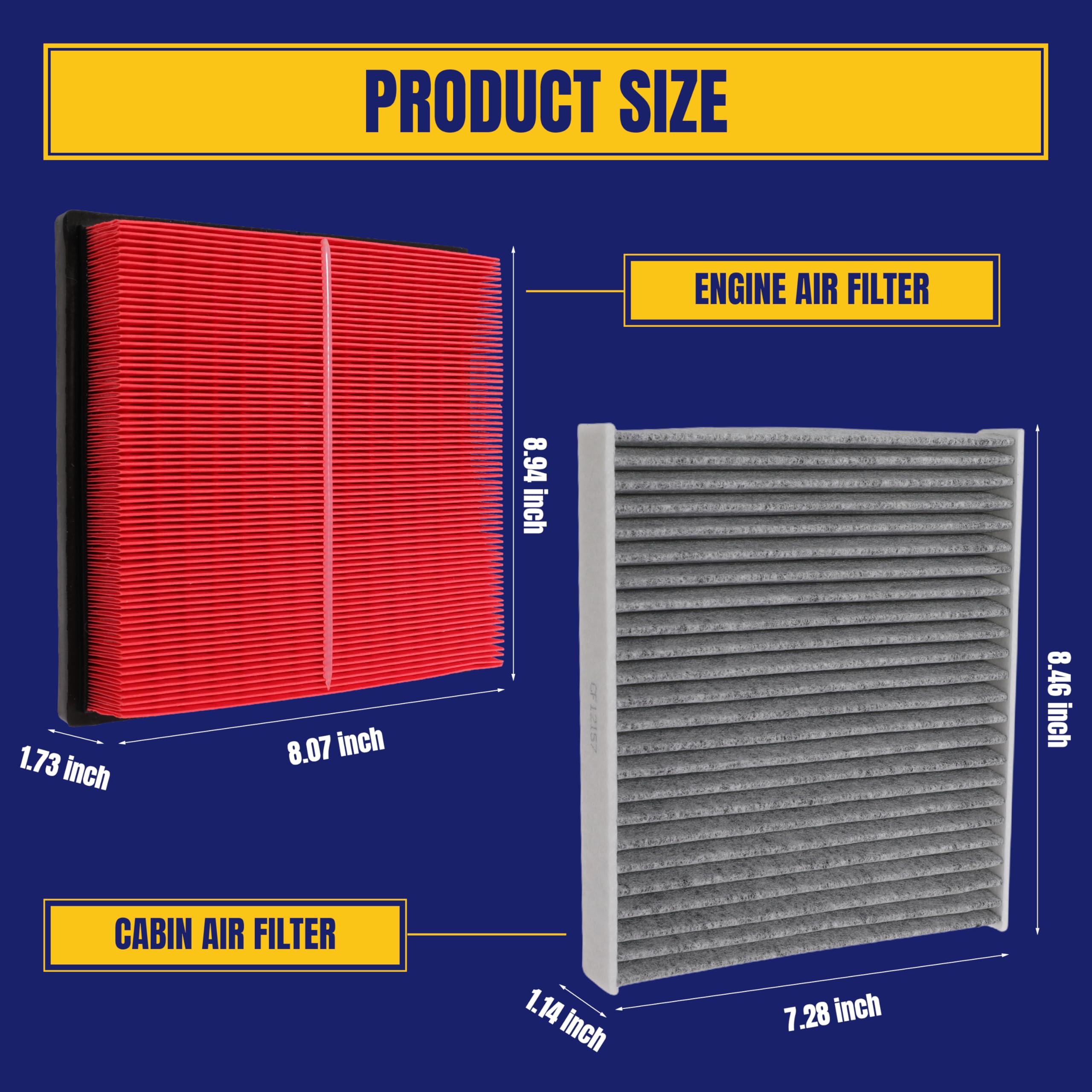 NuFlySic engine filter CA12377 pack designed to protect engine air intake