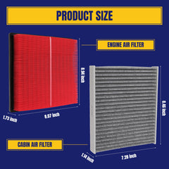 NuFlySic engine filter CA12377 pack designed to protect engine air intake
