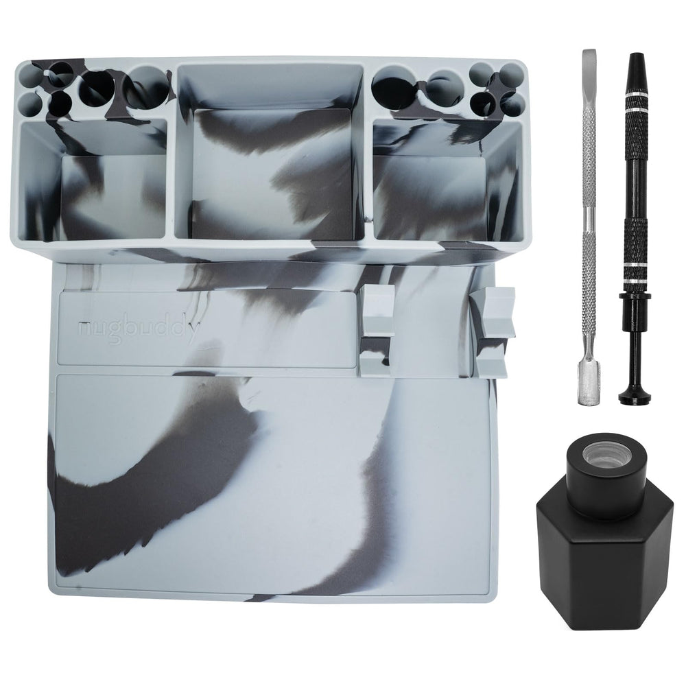 Nugbuddy Wax Tool Station with matte silicone surface for heat resistance and easy cleanup.