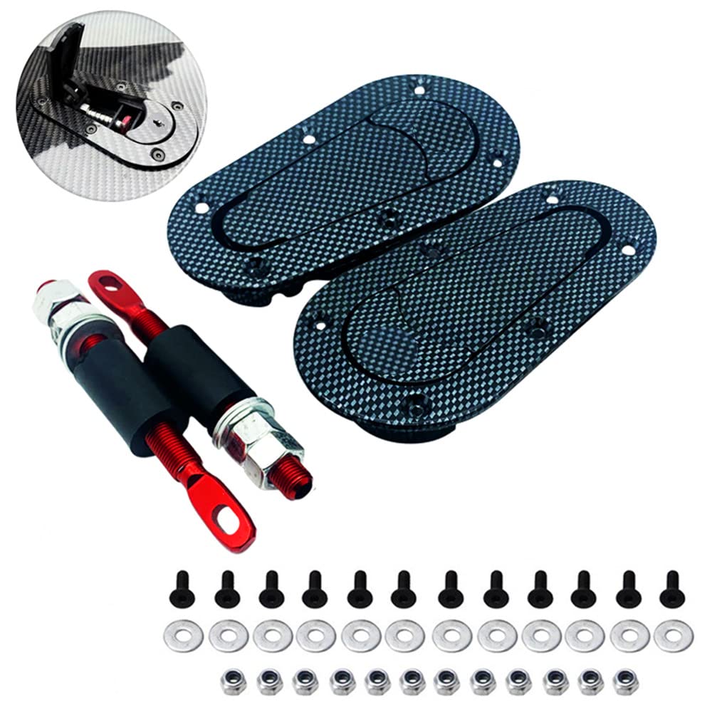 NUHUi hood pin plus locking latch demonstrates quick release and secure locking