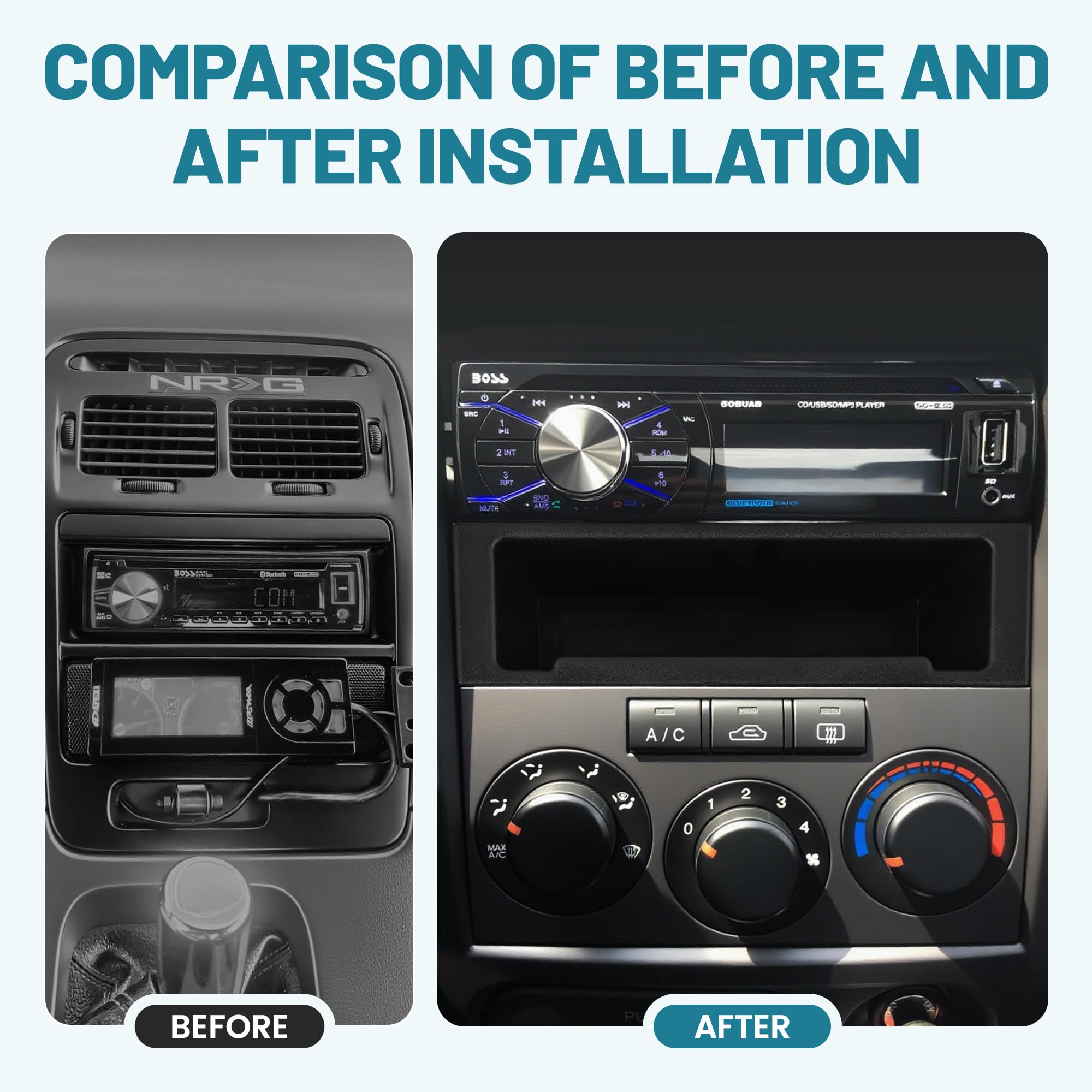 NuIth Dash Storage Pocket neatly holds essentials while reducing dashboard clutter.
