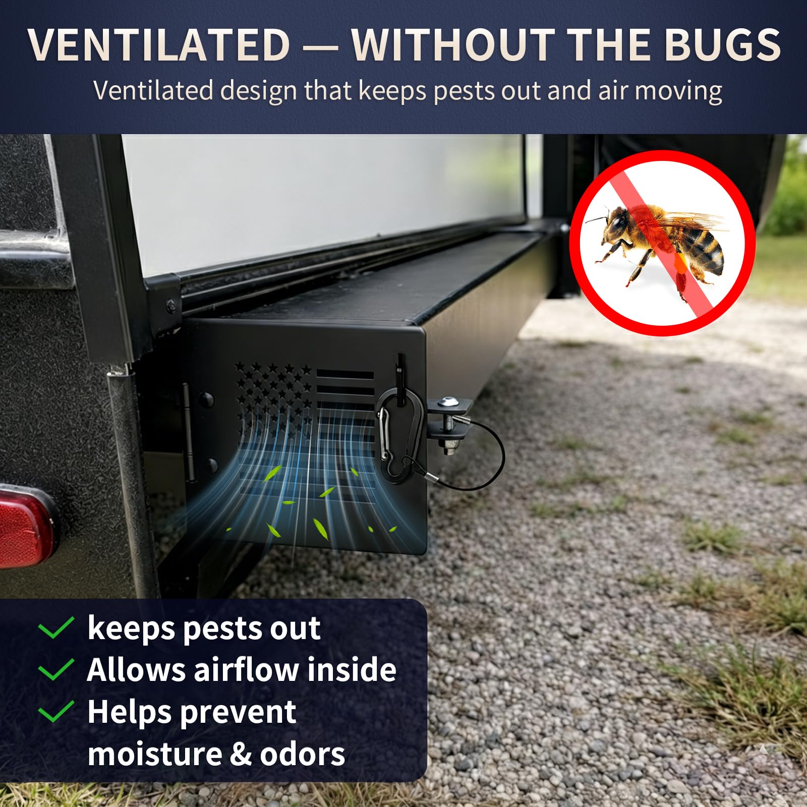 NUOVEPE easy slide-on install with screw for secure attachment.