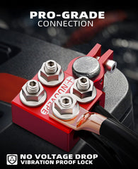 NUOVEPE CNC billet 6061-T6 terminal built for high-strength performance.