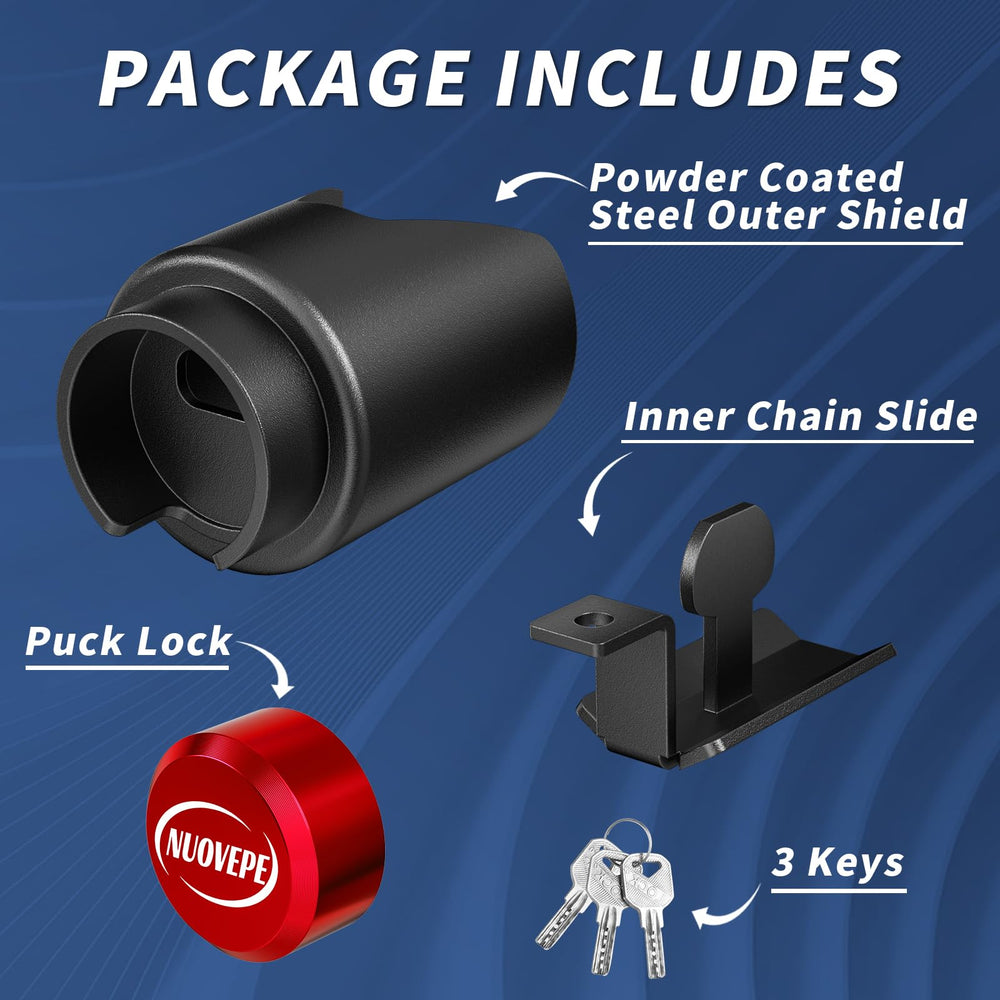 NUOVEPE one-click lockdown demonstrates quick security for on-the-go travelers