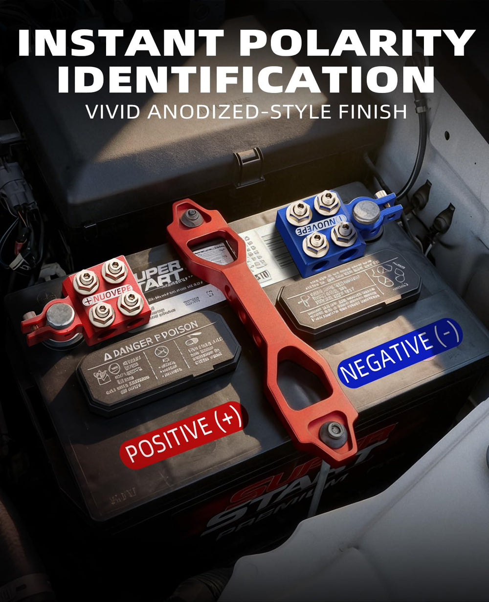 NUOVEPE screw-locking system ensuring a secure connection on rough terrains.