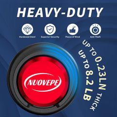 NUOVEPE trailer lock inner slider engaged for dual-layer protection during travel