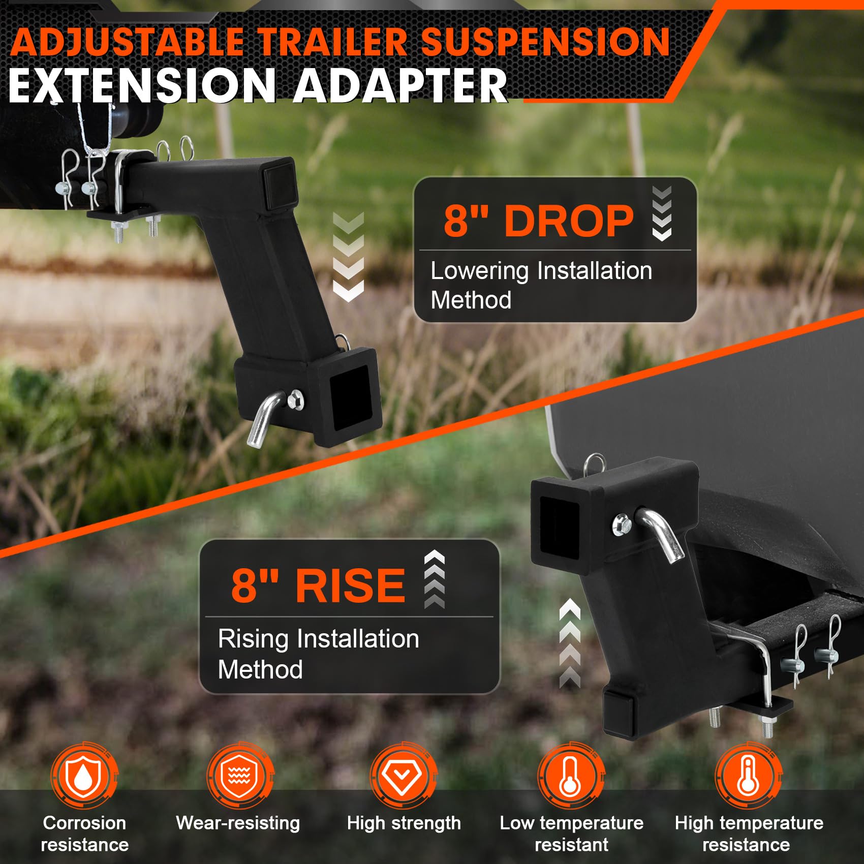 NURATIT anti-swing device stabilizes the tow setup on the road