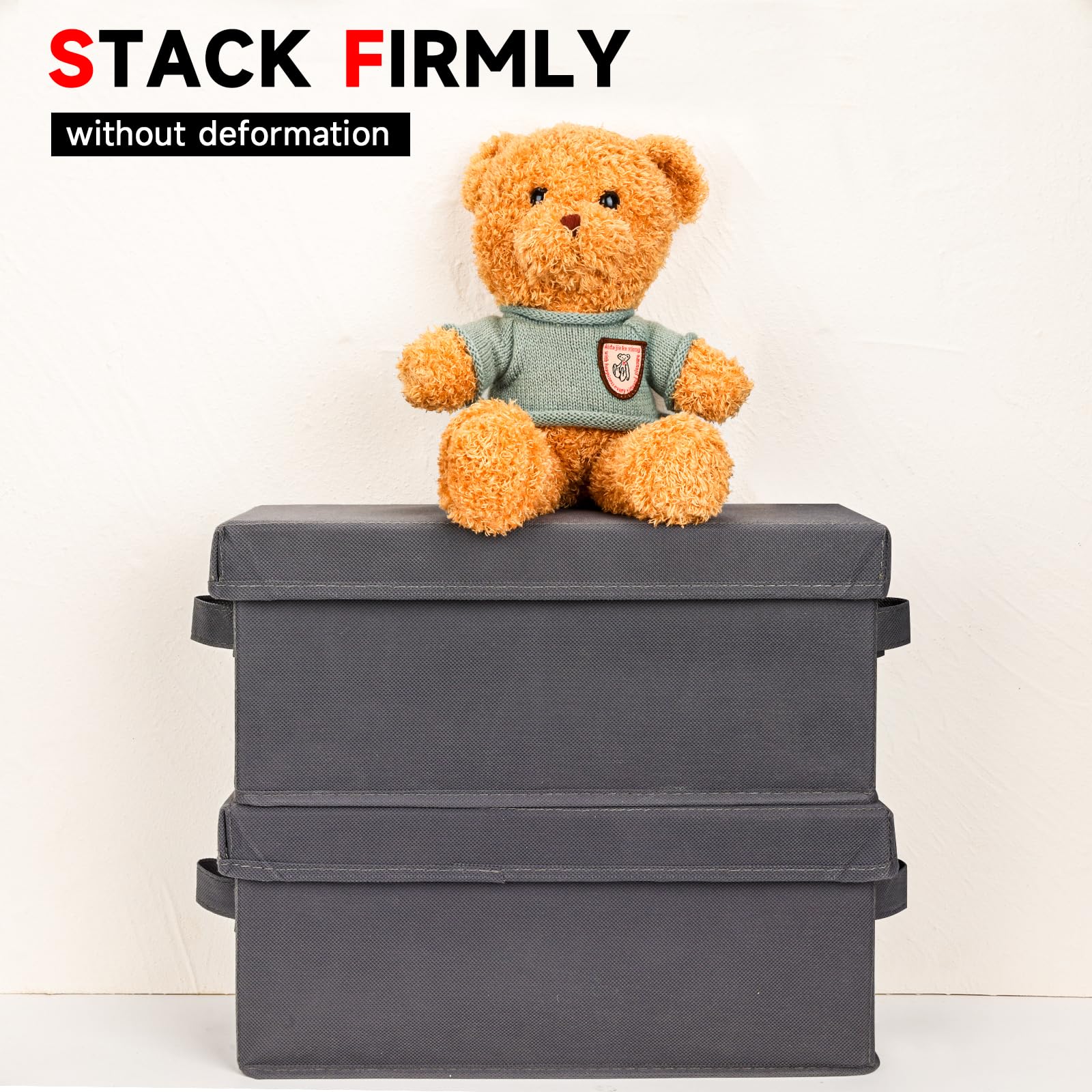 NUSWOR four-pack CD holder set for versatile home organization.
