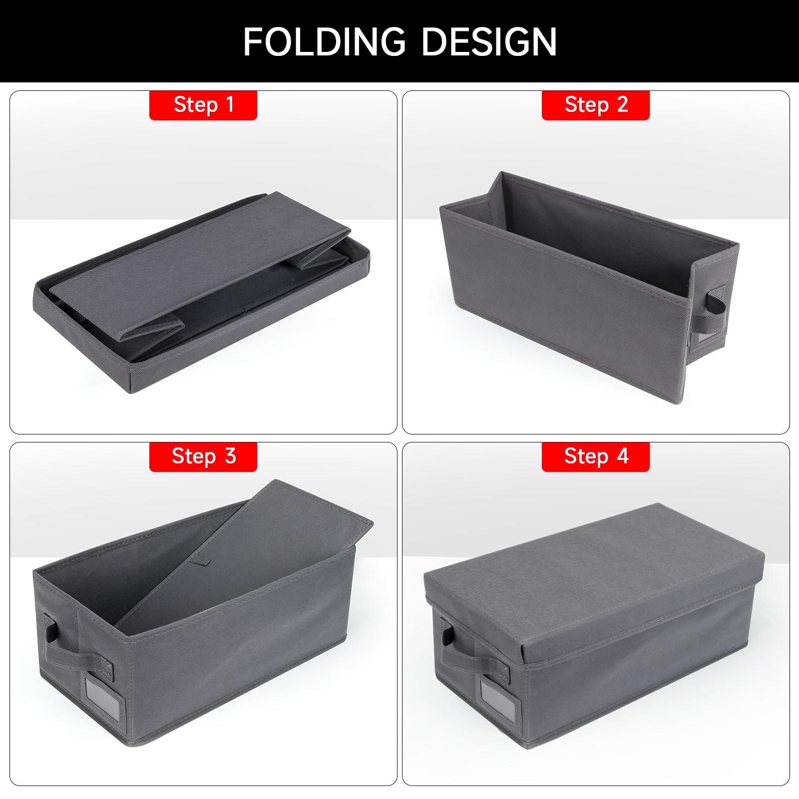 NUSWOR Upgrades DVD Storage Box side view highlighting durable construction and capacity