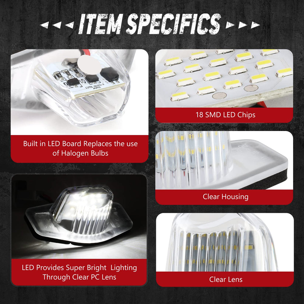 NUVISION LIGHTING license plate light plug-and-play installation demonstrates easy replacement