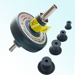 Nuwfrog valve lapping attachment with 35mm suction plate for accurate guide fit.