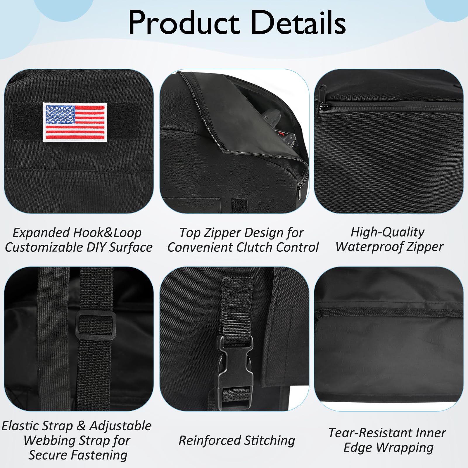 NVAAV winch cover UV-resistant material stays vibrant in sun