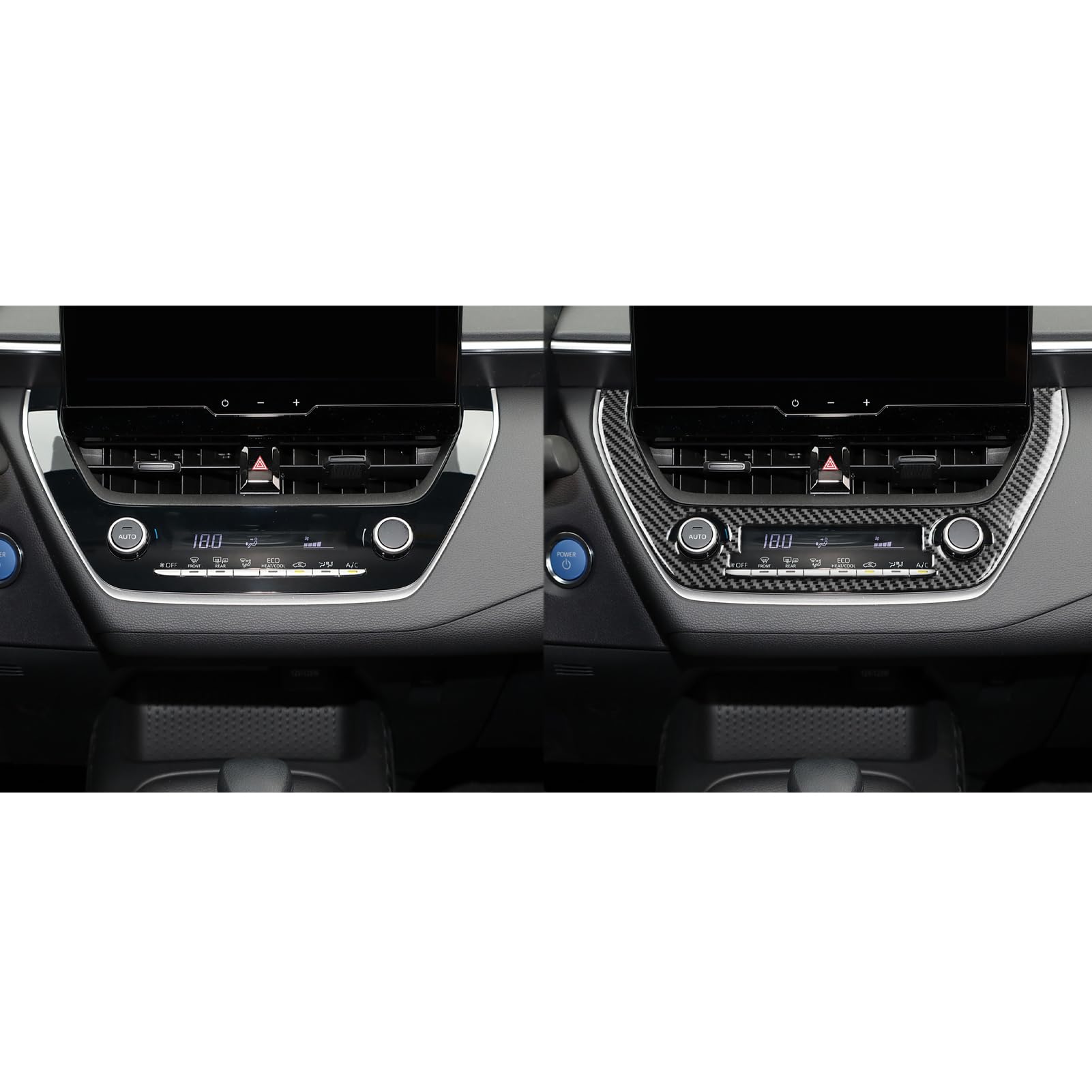 NVCNX carbon fiber shield with adhesive tape installs without drilling