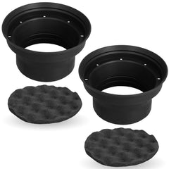 NVX XBAF65 two-piece front view showing a tight speaker seal.