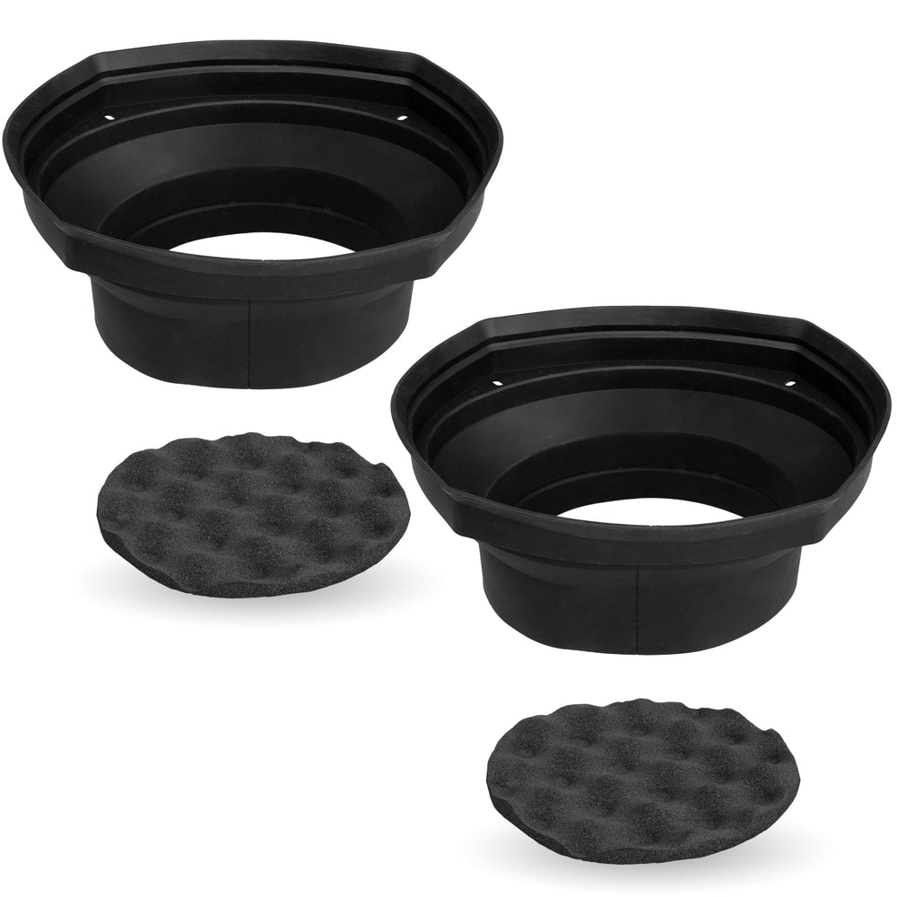 NVX XBAF69 universal silicone baffle for 6x9 speakers, built to last