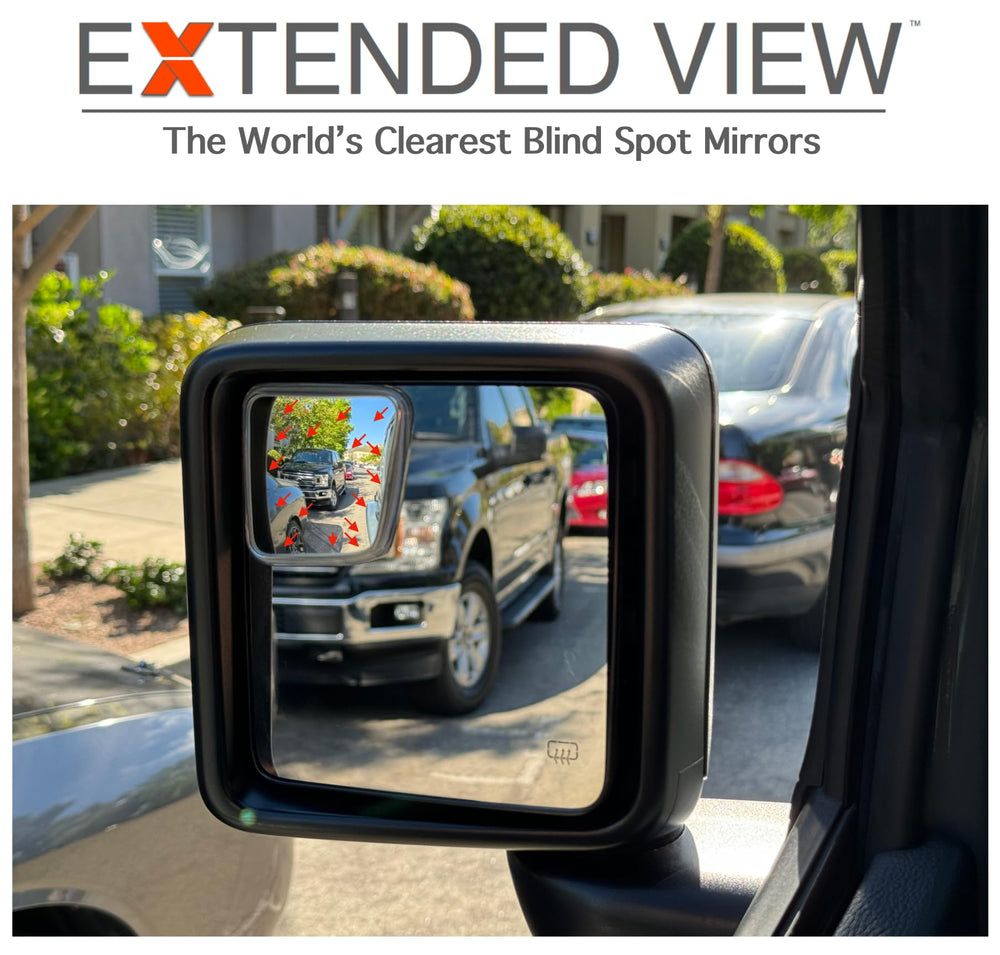 NXTGEN Extended View convex curvature on Gladiator mirror.
