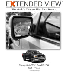NXTGEN Extended View right mirror widens visibility for smoother merging.