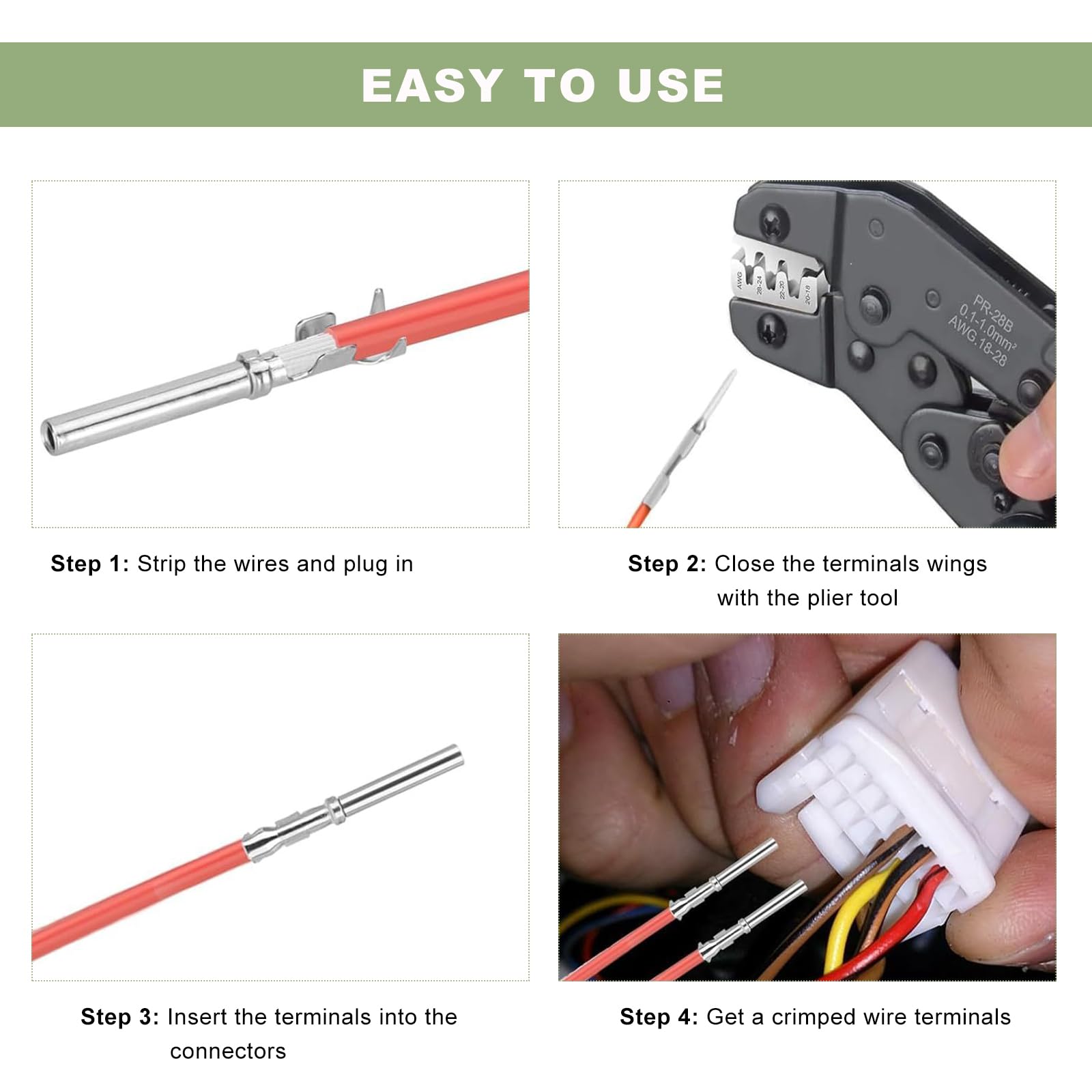 NYTKL buckle-design terminals ensure secure connections with easy release.