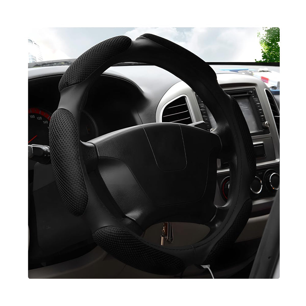 NYTKL steering wheel cover 15-inch for enhanced grip and protection.