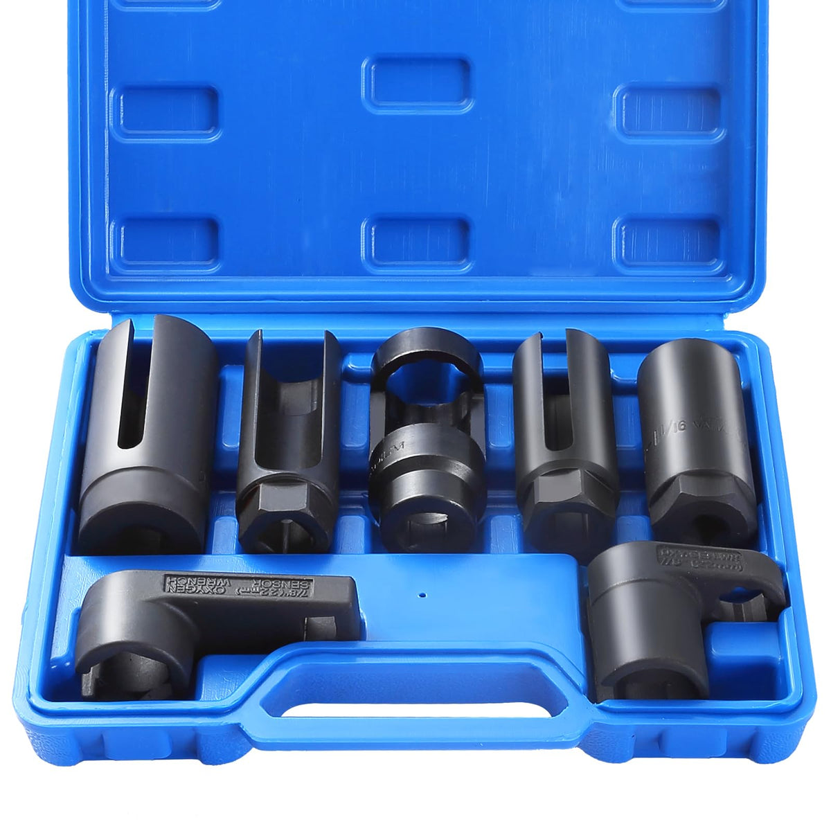 NYXOVA 7PCS Oxygen Sensor Socket Set for universal sensor removal and installation.