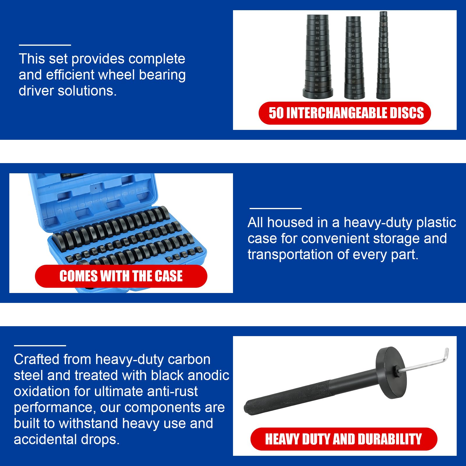 NYXOVA blow-molded case keeps all parts organized