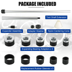 NYXOVA cam bearing adapters enabling universal fit across domestic and import engines during service.
