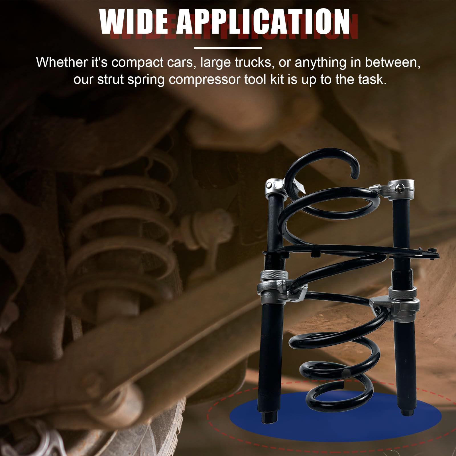 NYXOVA Coil Spring Compressor Tool universal compatibility supports many vehicles