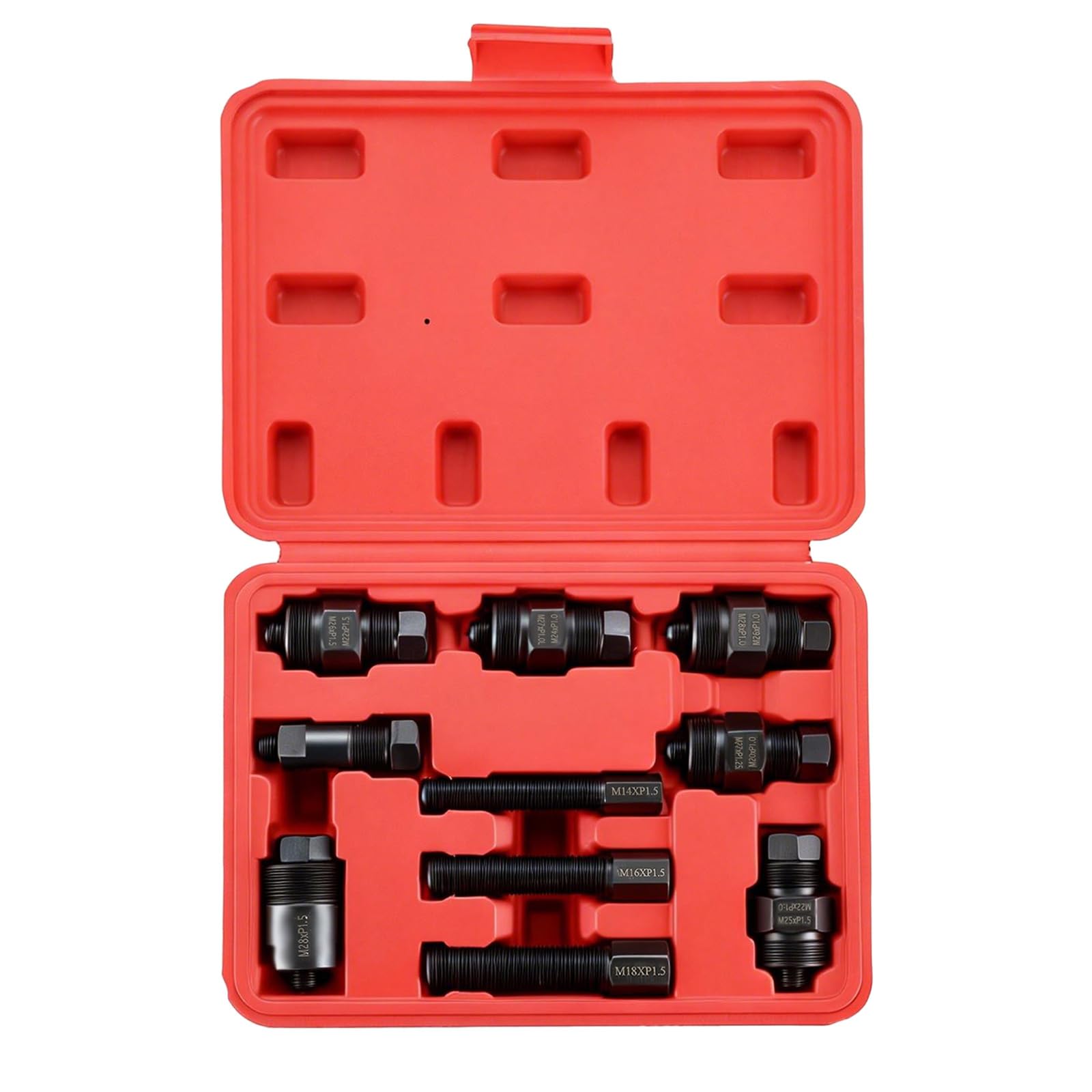 NYXOVA flywheel puller kit laid out for motorcycle maintenance workflow