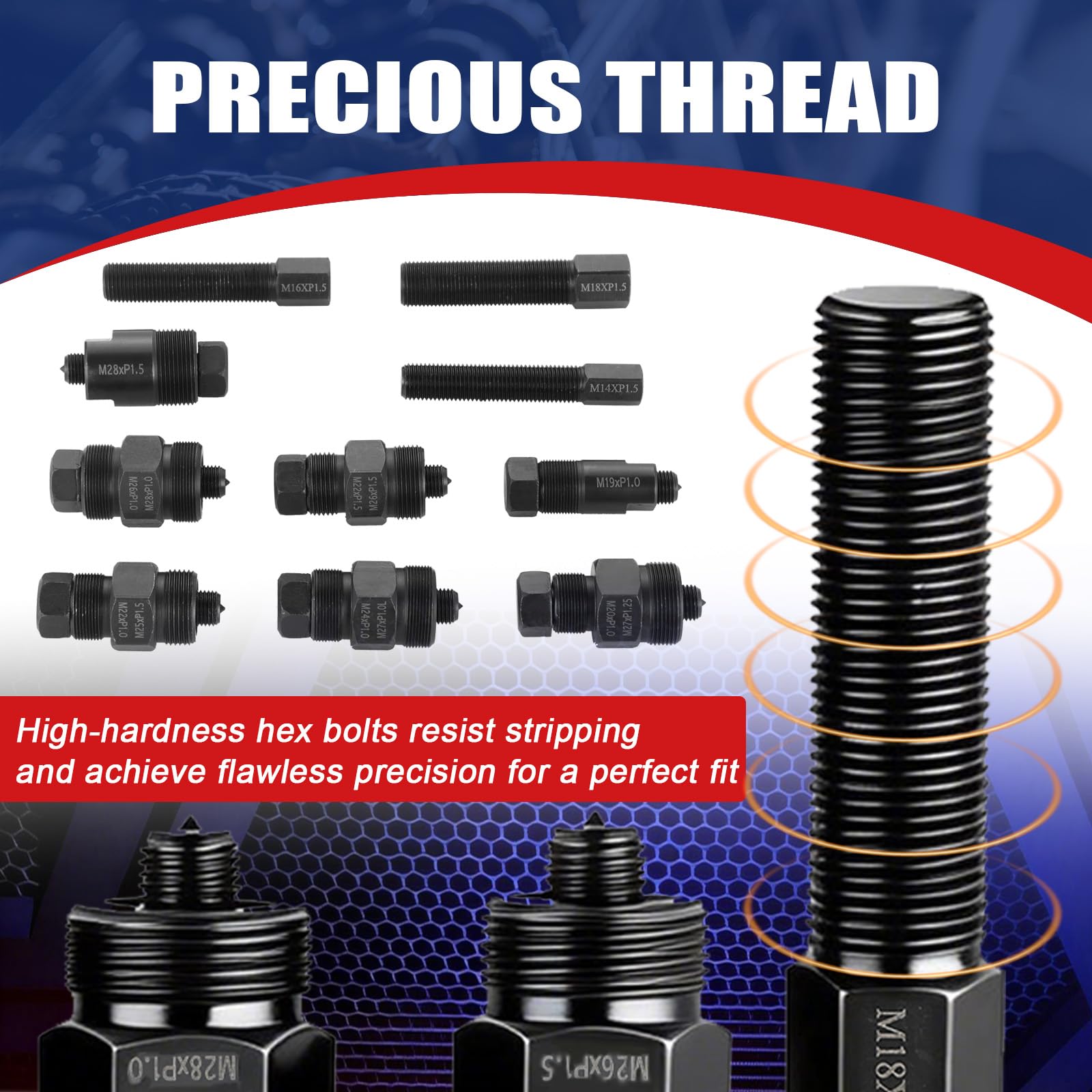 NYXOVA M28 puller heads fitting larger flywheels on many models