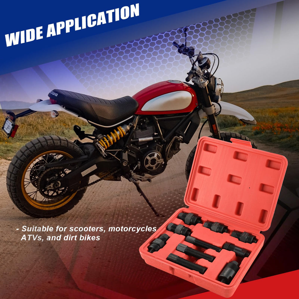 NYXOVA compact 10-piece kit ideal for roadside repairs
