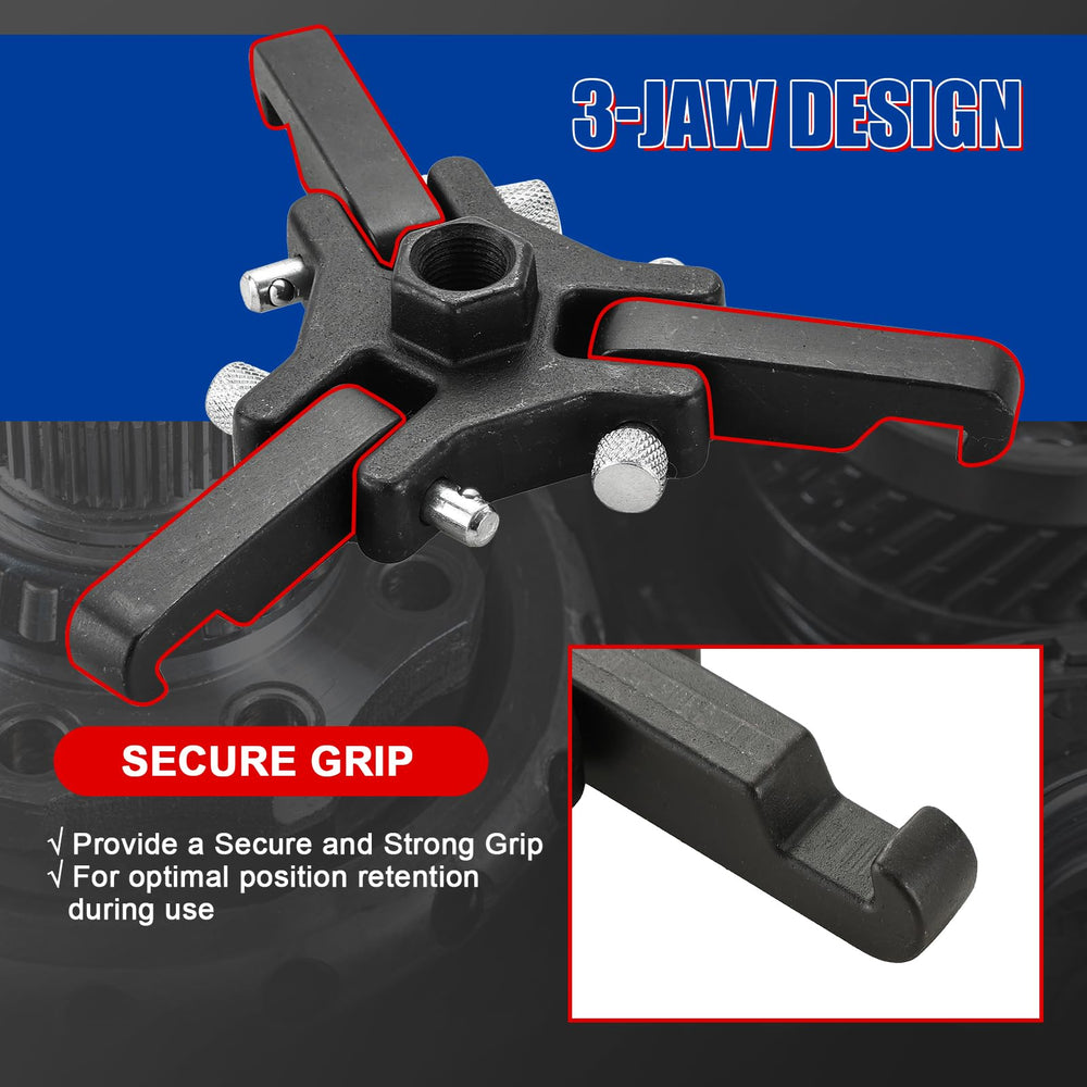 NYXOVA forcing screw engages smoothly for controlled removal