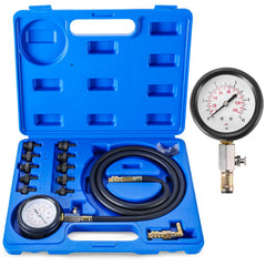 NYXOVA oil pressure tester kit dial gauge provides clear readings for diagnostics.