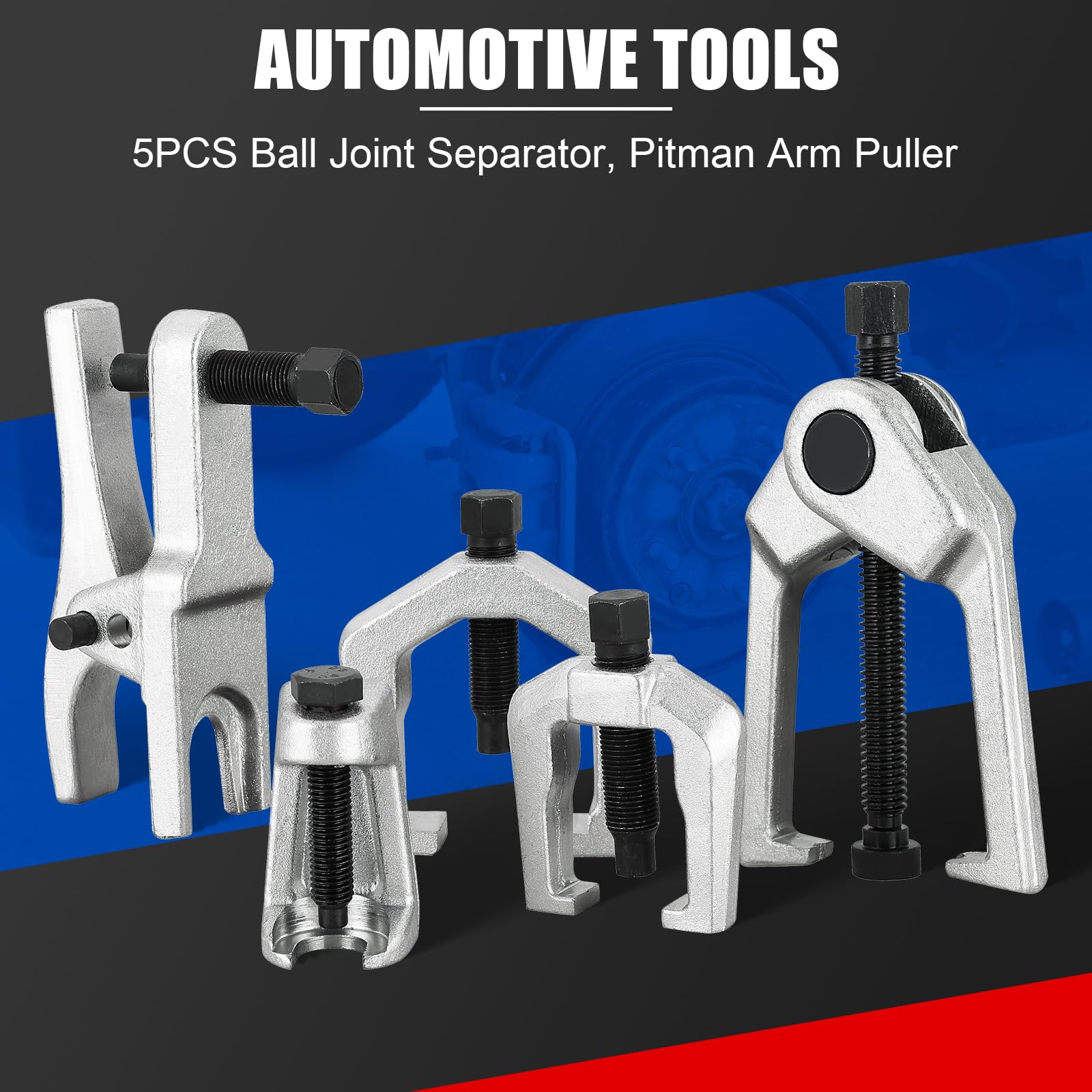 NYXOVA pitman arm and tie rod end remover handles multiple components