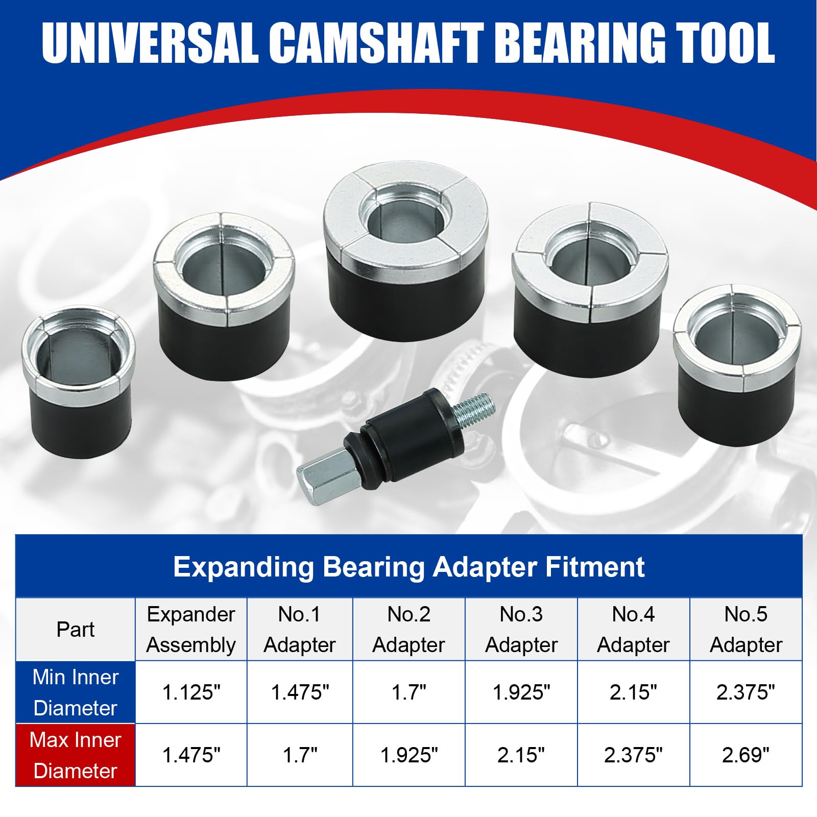 NYXOVA tool shaft extension improves leverage for accessing hard-to-reach bearings.