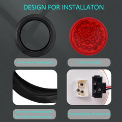 OAAKBH flush-mount grommet kit, installation-ready for a clean flush surface.