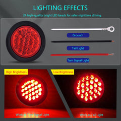 OAAKBH IP65 waterproof trailer light protects against weather for durable performance.