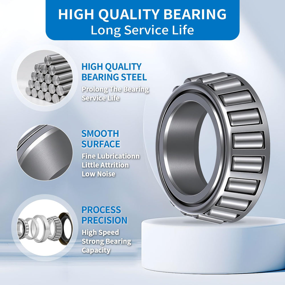 Oacdiel outer bearing L44649 supports robust load on trailer hubs