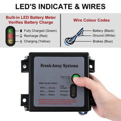 OAMCE break-away switch with 4 ft wire for easy installation