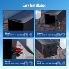 OAMCE ventilated design keeps storage dry while blocking debris
