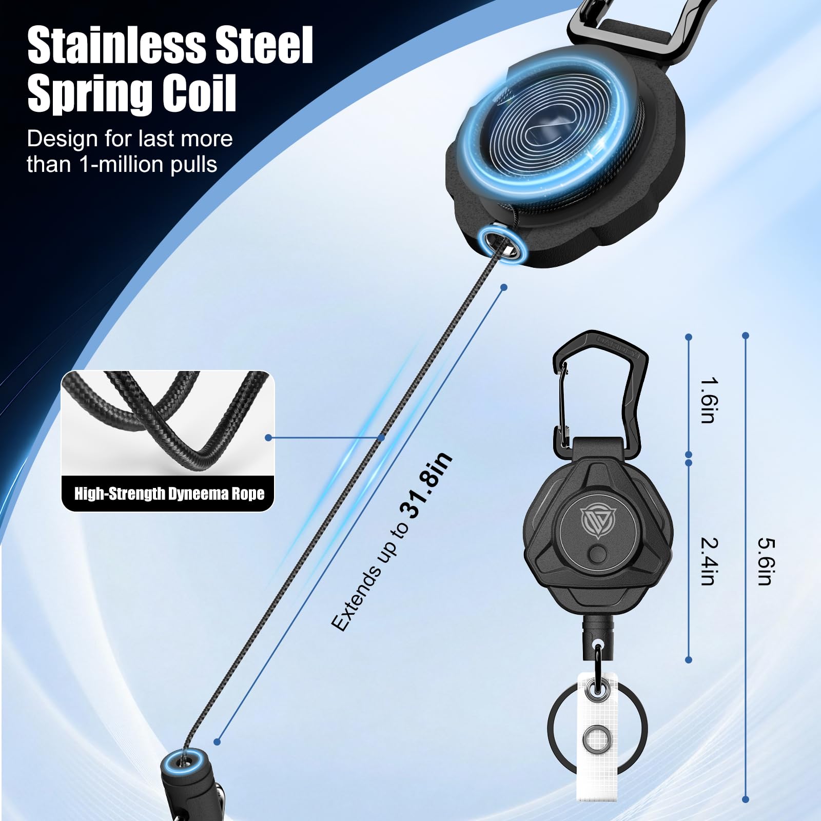Oaridey 90dB locator sound helps locate belongings quickly.