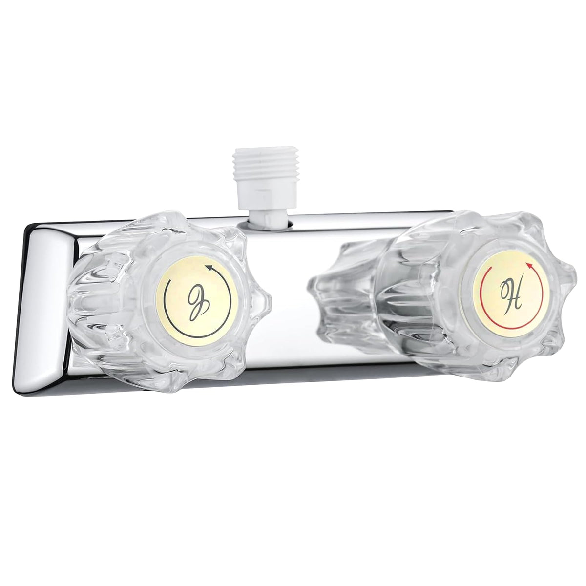 OasisFlow RV Shower Faucet valve diverter enables precise water routing for compact bathrooms.