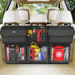 Oasser back seat trunk organizer hanging keeps items accessible