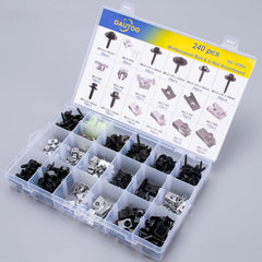 OAUTOO tray organization demonstrates easy access to sizes for fast repairs