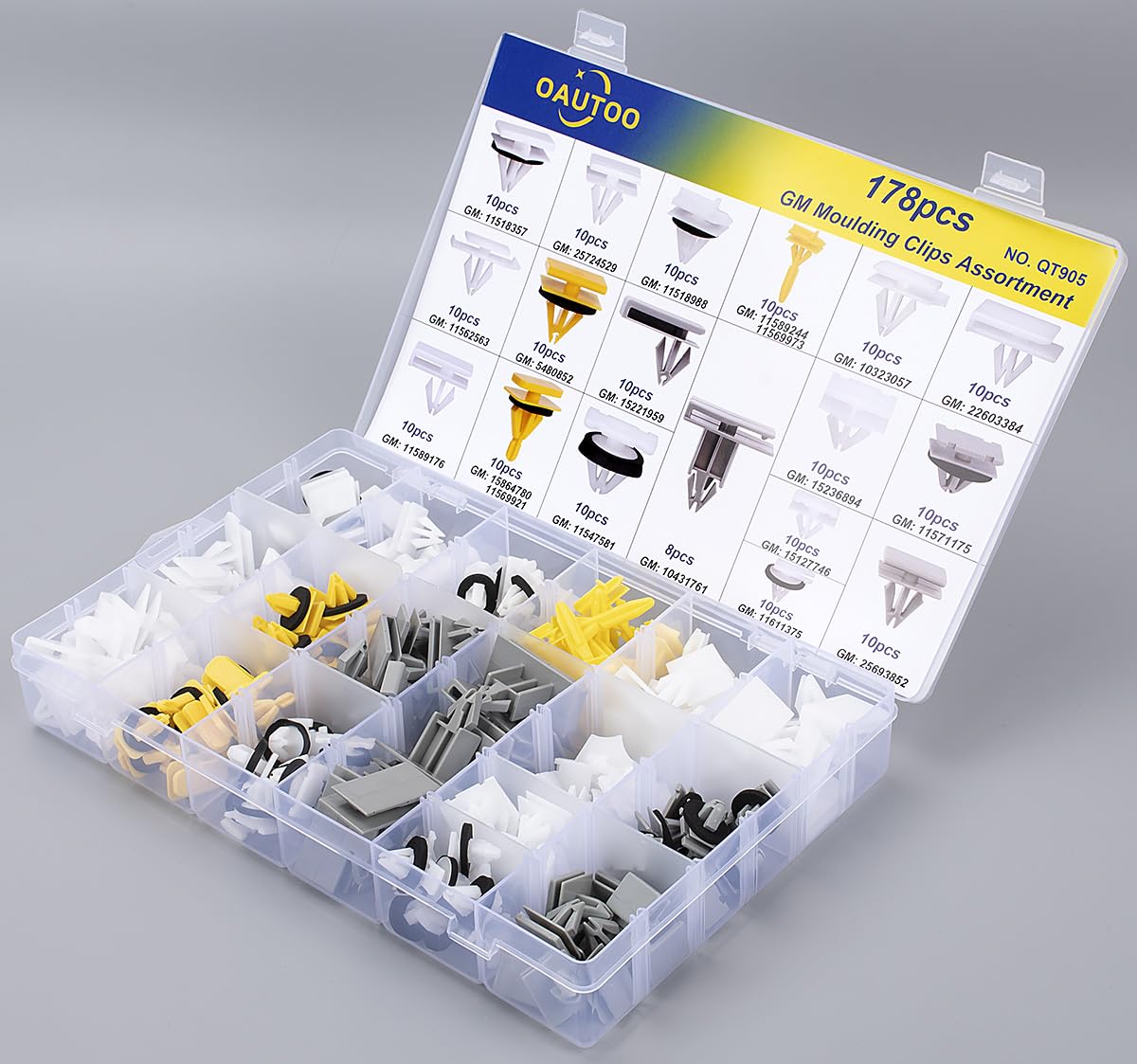 OAUTOO GM clip kit for comprehensive fixes on Chevy, Buick, Cadillac trims