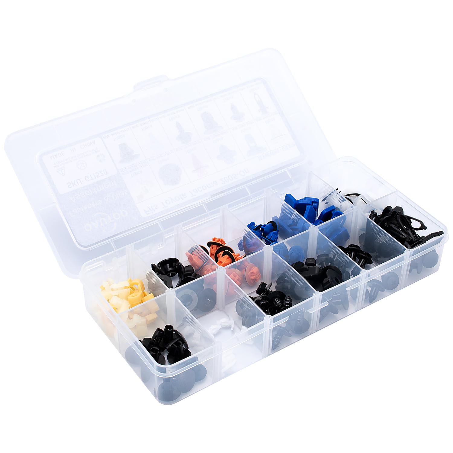 OAUTOO wheelhouse liner nut clips securely hold components