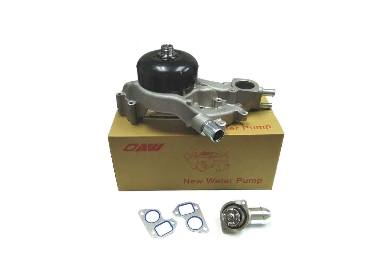 OAW G9670B water pump assembly front view highlighting OE-fit design
