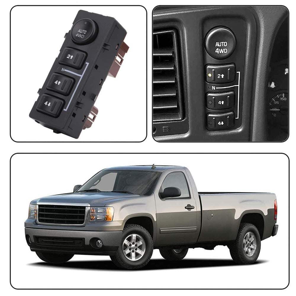 Obaee replacement 4WD switch for Chevy, GMC, and Cadillac trucks.