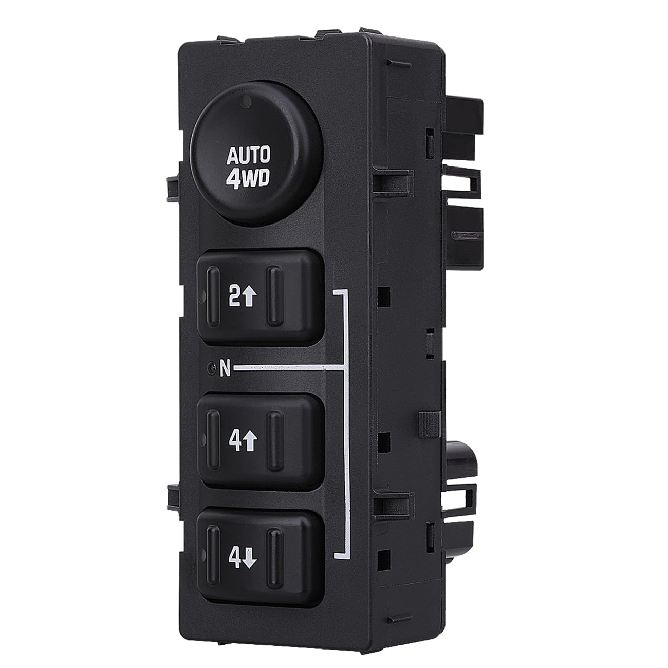 Obaee 4WD transfer switch on dash panel for Chevy Silverado improves 4x4 control.